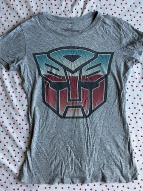 Transformers Graphic Tee - Gray Short Sleeve